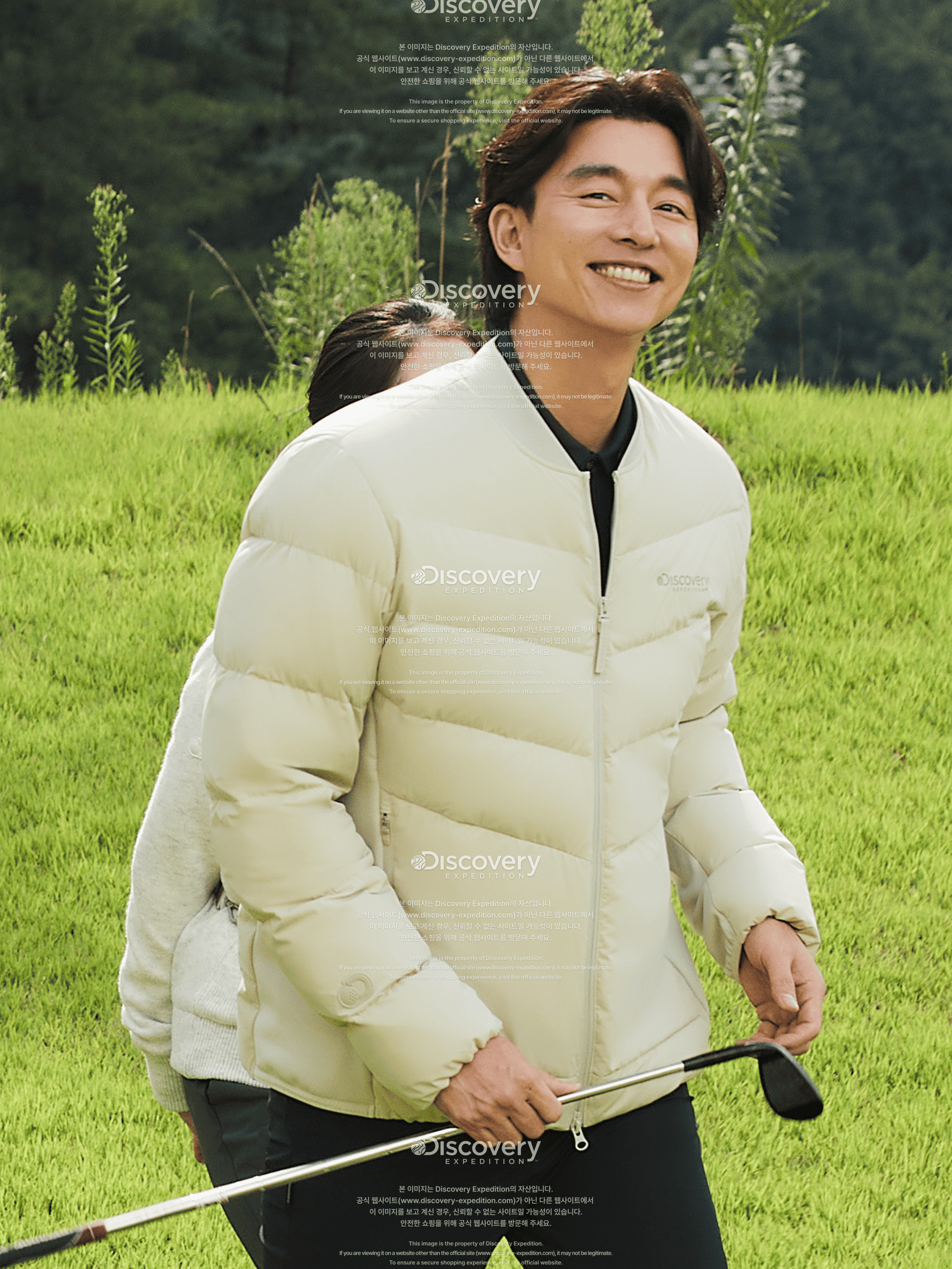 루이스 구스다운 남성 경량패딩