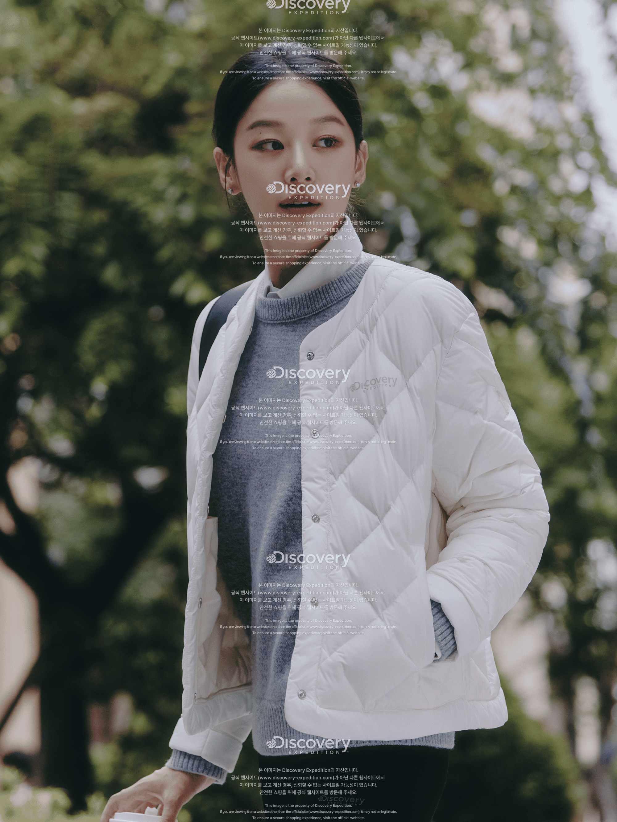 크루넥 여성 스웨터