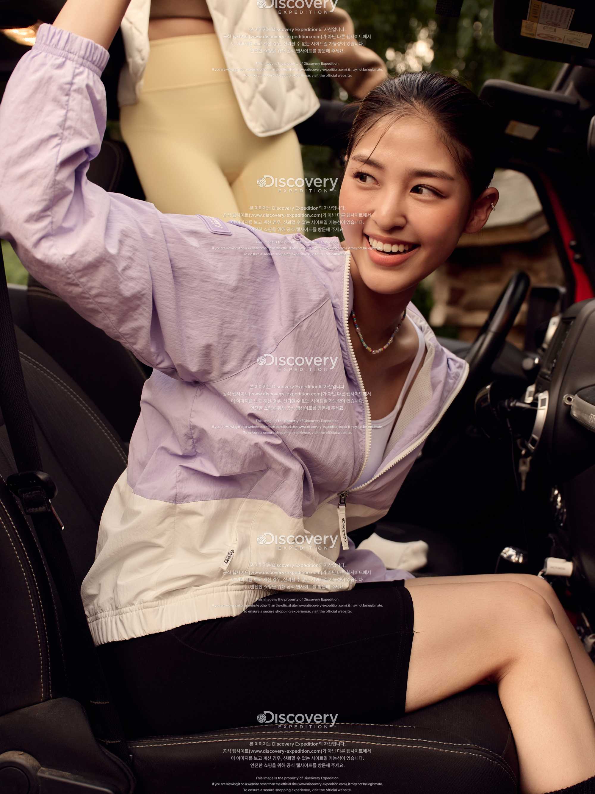 이노블럭 후드 여성 바람막이