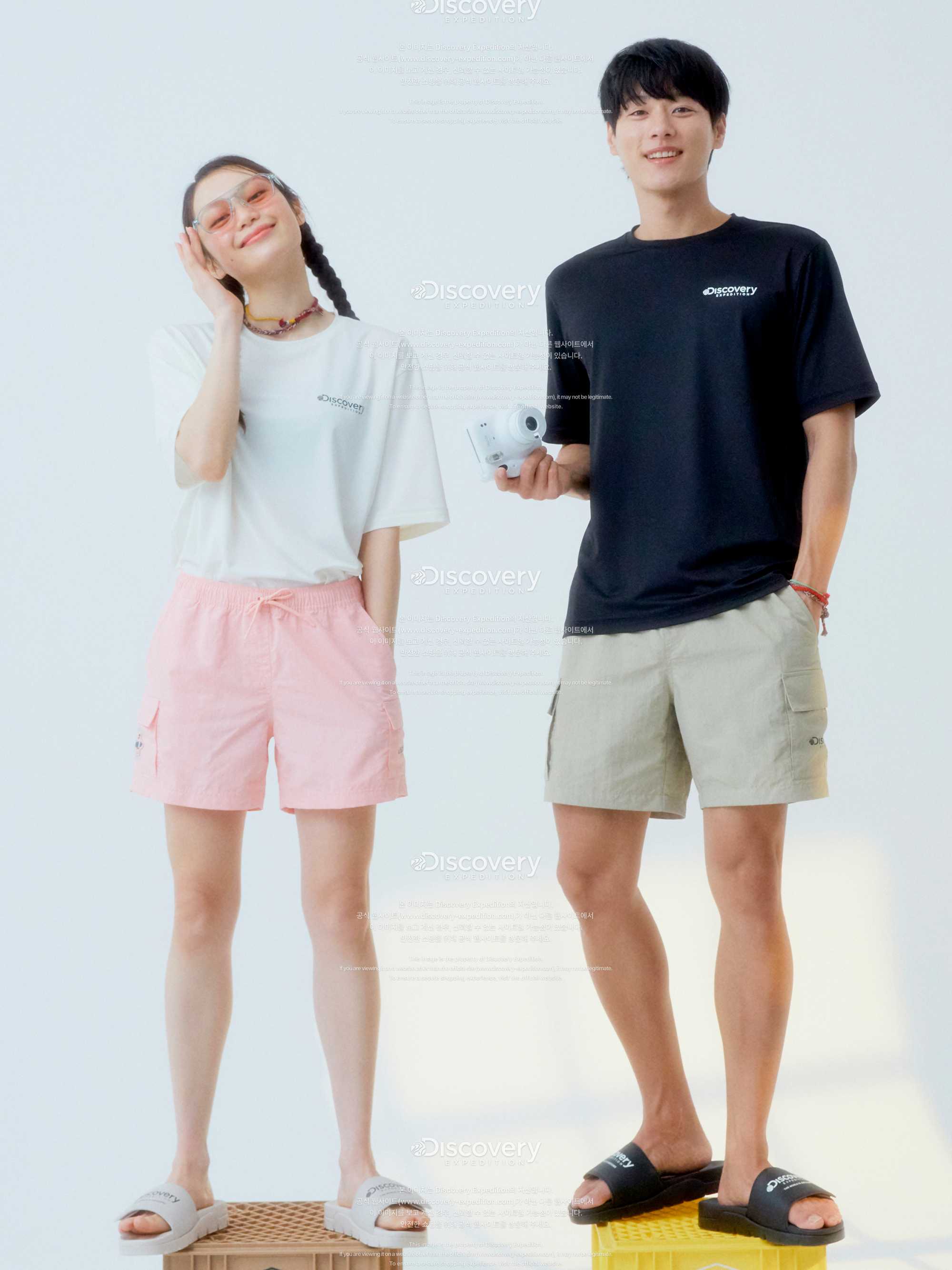 메인크루 비치 원포인트 여성 보드숏